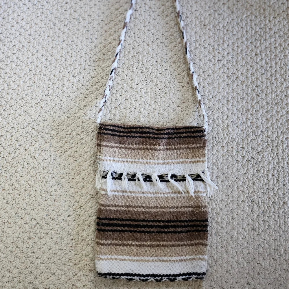 VTG Hippie Style Textile Woven Bag Boho